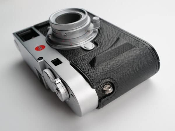Leather Case Leica M11 Black Caviar เคสหนัง สีดำหนังคาเวียร์ Kontice