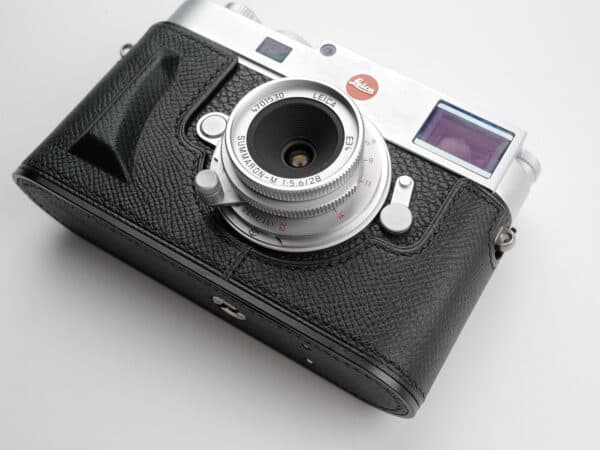 Leather Case Leica M11 Black Caviar เคสหนัง สีดำหนังคาเวียร์ Kontice