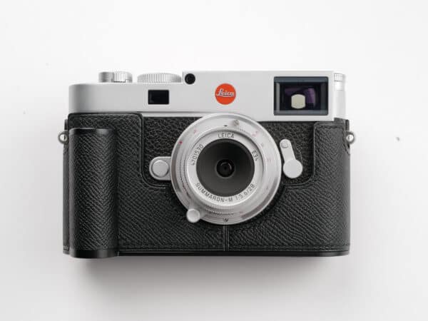 เคส Leica M11 Black Caviar สีดำหนังคาเวียร์ มีกริป จาก Kontice