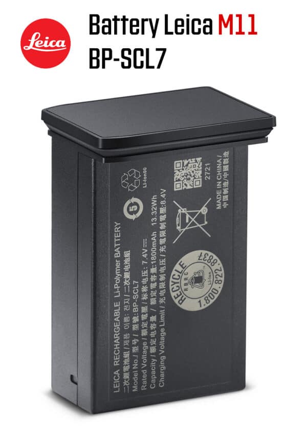 แบตเตอรี่ Leica M11 Leica BP-SCL7 Battery Black สีดำ ของแท้ (Original)