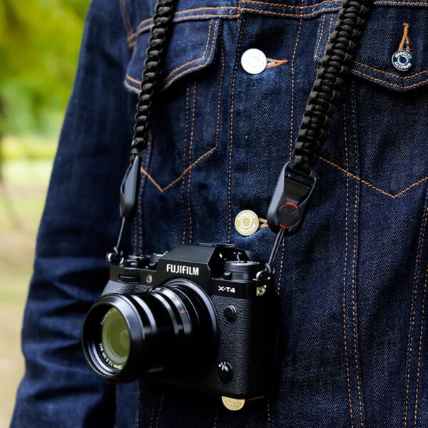 สายคล้องกล้อง Paracord Black พร้อมหัวต่อ Peak Design