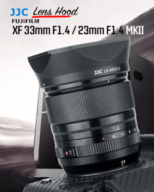 ฮูดเลนส์ Fuji 33mm f1.4 และ Fuji 23mm f1.4 MKII Lens Hood JJC LH-JXF23-2