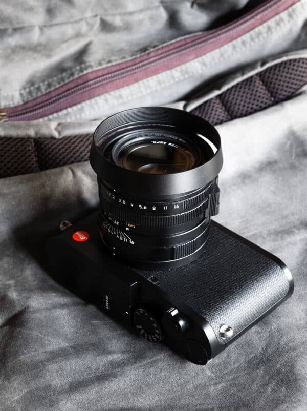 Hood Leica Q3 Q2 QP Q Black mostTap ฮูดเลนส์แบบกลม V2