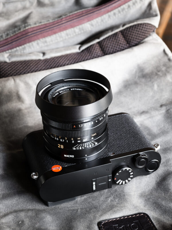 Hood Leica Q3 Q2 QP Q Black mostTap ฮูดเลนส์แบบกลม V2