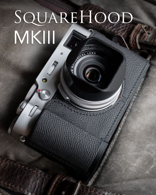 SquareHood MKIII Fuji X100V สีดำ ฮูดเหลี่ยม พร้อม Adapter Ring