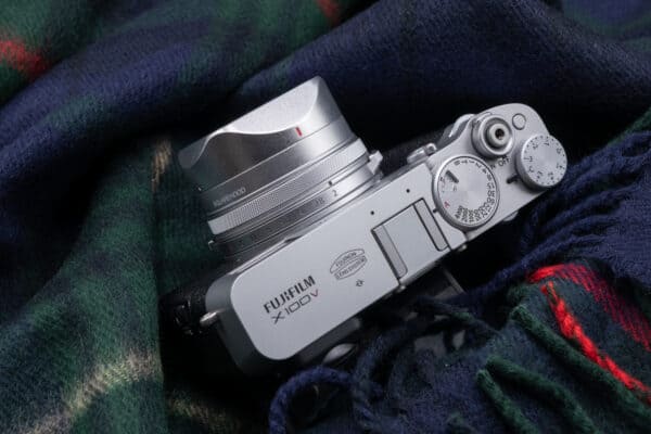 SquareHood MKIII Fuji X100V สีเงิน ฮูดเหลี่ยม พร้อม Adapter Ring