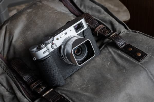 SquareHood MKIII Fuji X100V สีเงิน ฮูดเหลี่ยม พร้อม Adapter Ring