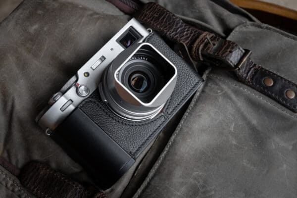 SquareHood MKIII Fuji X100V สีเงิน ฮูดเหลี่ยม พร้อม Adapter Ring