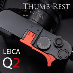 ที่พักนิ้ว Leica Q2 สีแดง Thumb Rest Red Haoge THB-QR