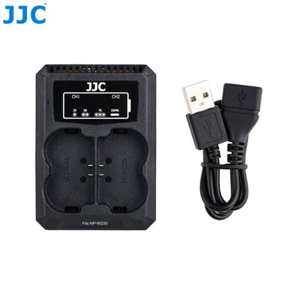 ที่ชาร์จแบต Fuji XT5 XT4 XH2 XH2S NP-W235 USB Battery Charger จาก JJC DCH-NP235UE