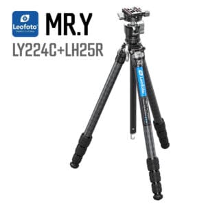 ขาตั้ง LeoFoto LY224C สีดำ Professional Light Weight Carbon Fiber Tripod