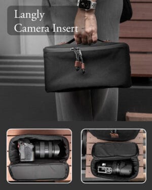 อินเสิร์ทกล้อง Langly Size S Camera Insert สีดำ