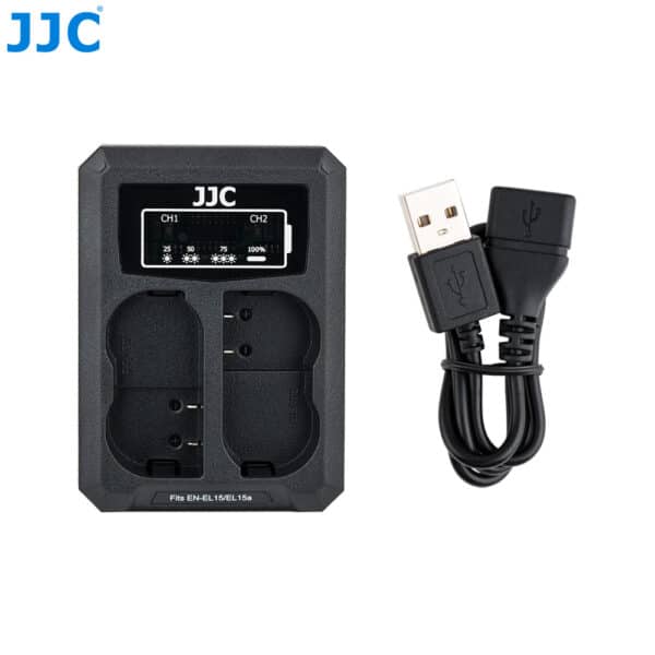ที่ชาร์จแบต NIKON EN-EL15C EN-EL15 USB Battery Charger จาก JJC DCH-ENEL15UE NIKON Z7II Z6II Z7 Z6 Z5