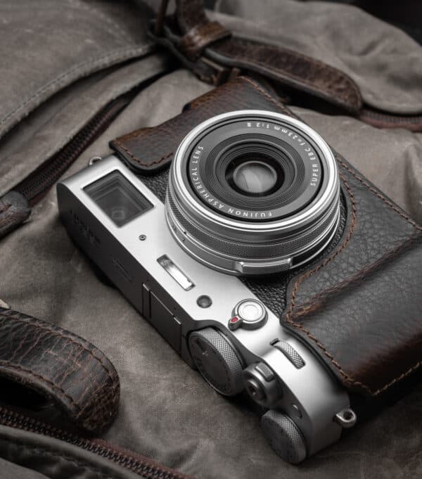 เคส FUJI X100V Vintage Brown หนังแท้สีน้ำตาล
