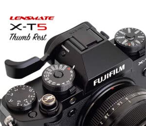 ที่พักนิ้ว Fuji XT5 สีดำ Lensmate Thumb Rest Black