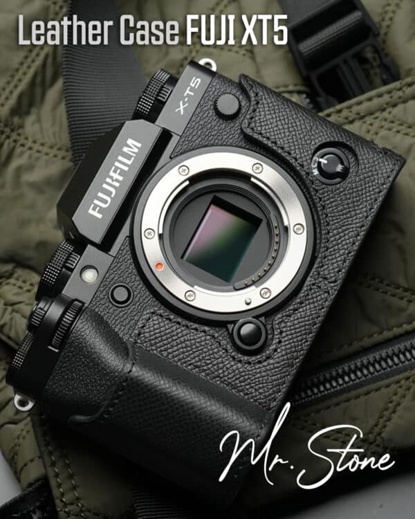 เคส FUJI XT5 สีดำ จาก Mr.Stone Leather Case