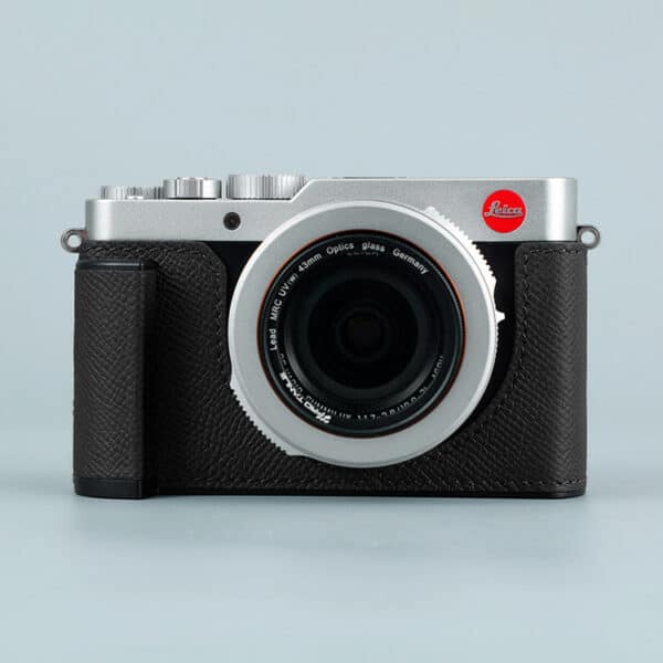 เคส Leica D-LUX7 สีดำ Milicase มีกริป Genuine Leather Case