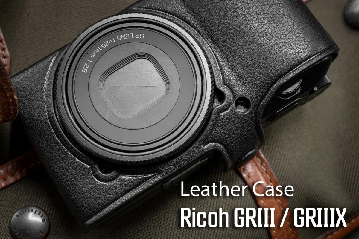 เคสหนัง Ricoh GRIIIX GR3 สีดำ จาก Cam-in x Larry Gadget