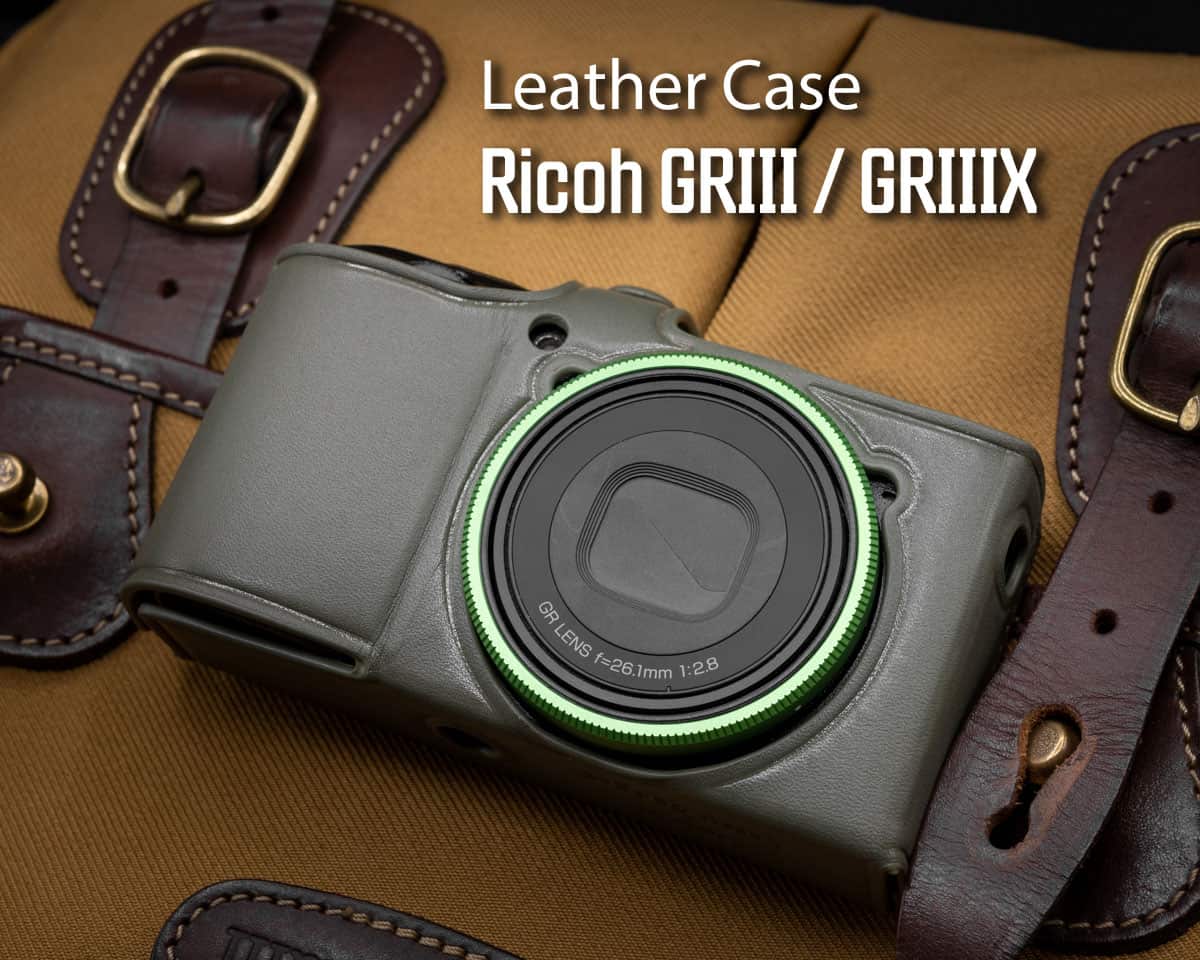 เคสหนัง Ricoh GRIIIX GR3 สีเขียว จาก Cam-in x Larry Gadget
