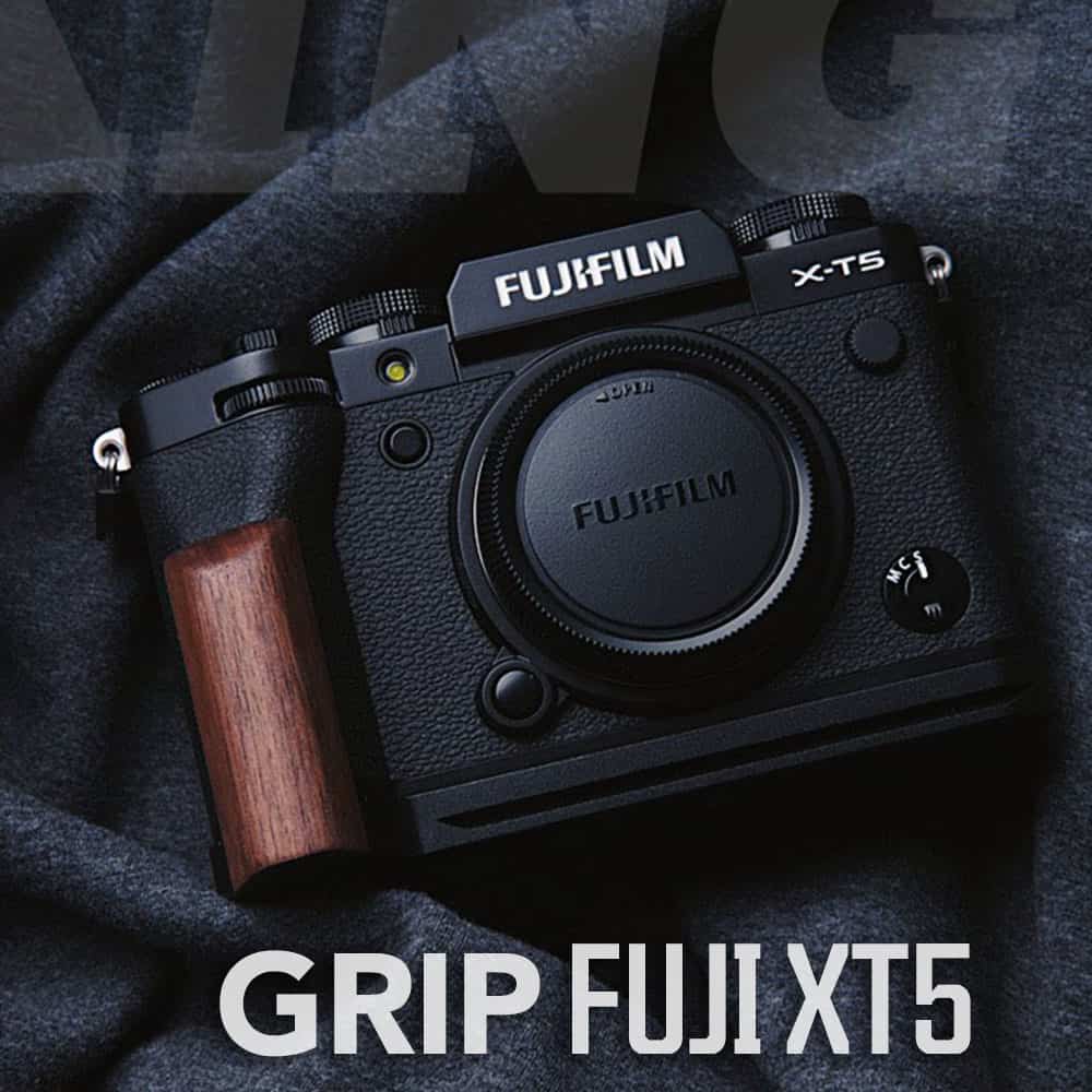 กริปไม้ FUJI XT5 Walnut Hand Grip จาก King
