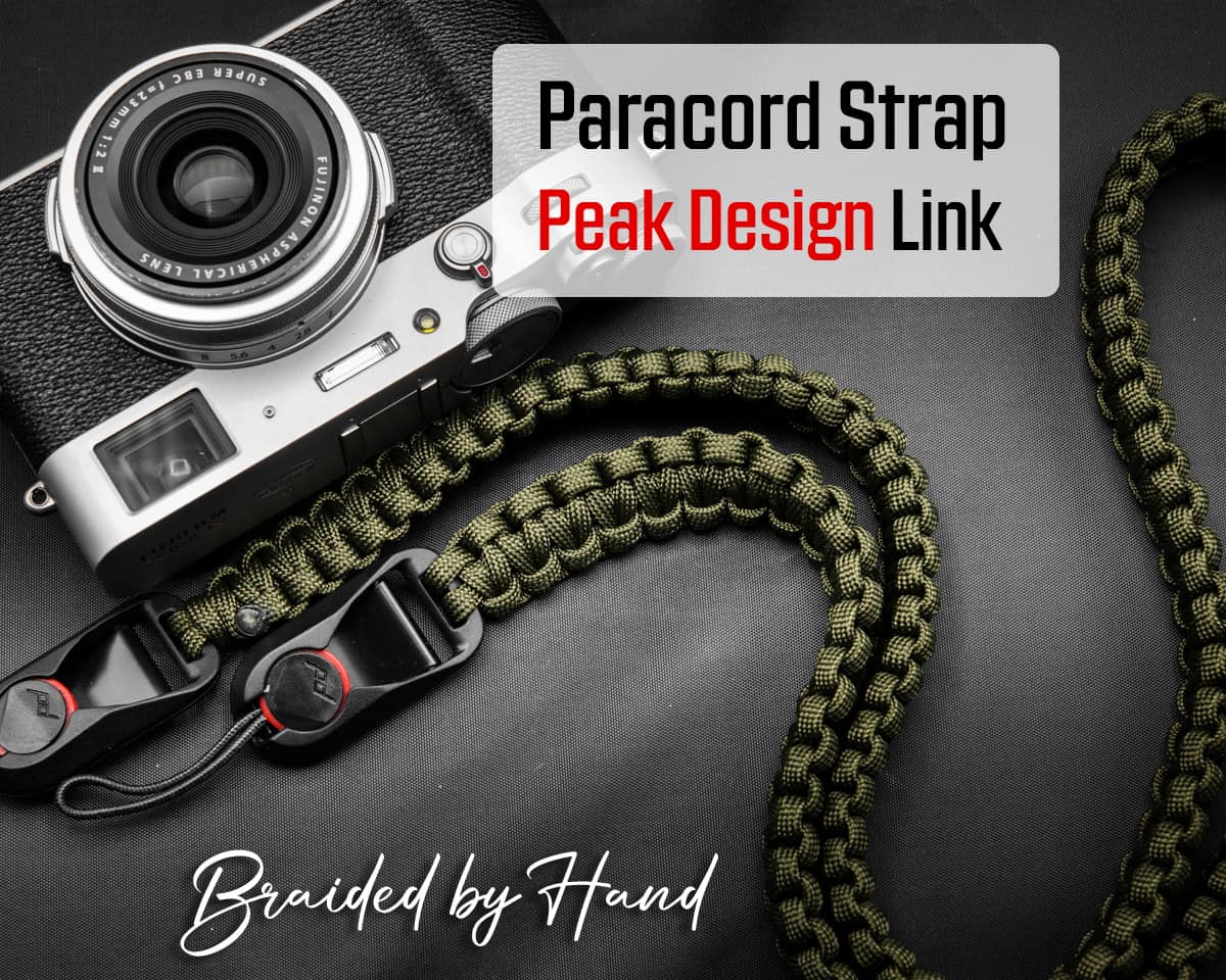 สายคล้องกล้อง Paracord Olive พร้อมหัวต่อ Peak Design