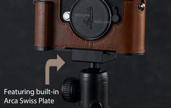 เคส Leica M11 สีน้ำตาล Milicase มีกริป