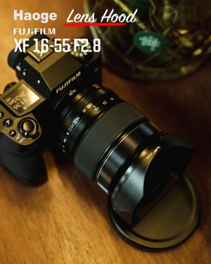 ฮูด Fuji 16-55mm F2.8 จาก Haoge Lens Hood LH-X165