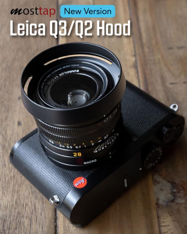 Hood Leica Q3 Q2 QP Q Black mostTap ฮูดเลนส์แบบกลม V2