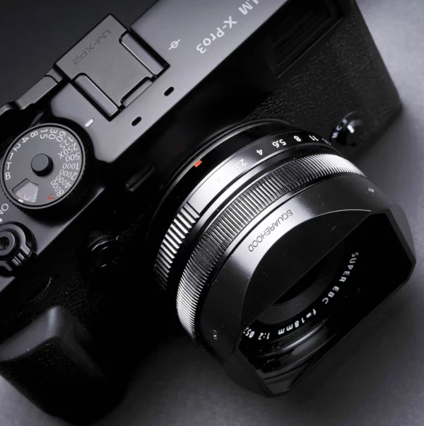 SquareHood Fuji 18mm F2 Lens Hood ฮูดเหลี่ยม