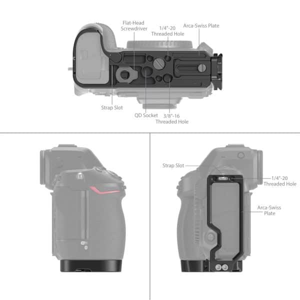 L-Plate Nikon Z8 SmallRig 3942 L-Bracket
