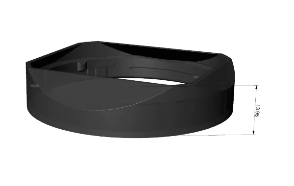 SquareHood Fuji 18mm F2 Lens Hood ฮูดเหลี่ยม