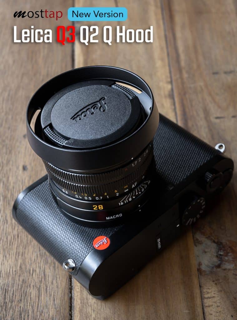 ฮูดกลม Leica Q3 Q2 Q สีดำ
