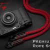 สายคล้องกล้องเชือก MostTap สีแดง ปลายห่วง Premium Rope Strap