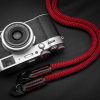 สายคล้องกล้องเชือก MostTap สีแดง ปลายห่วง Premium Rope Strap