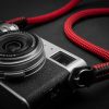 สายคล้องกล้องเชือก MostTap สีแดง ปลายห่วง Premium Rope Strap