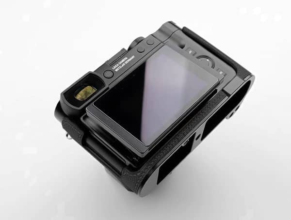 Case Leica Q3 Black Kontice เคสหนังแท้ สีดำ มีกริป สำหรับ Leica Q3