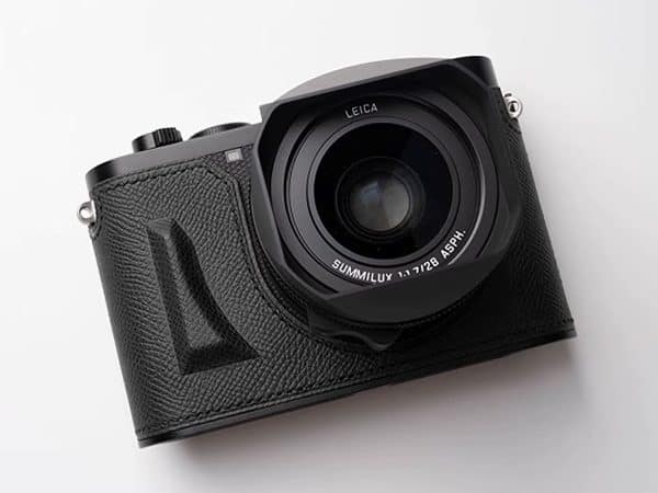 Leather Case Leica Q3 Black Kontice เคสหนังแท้ สีดำ Leica Q3