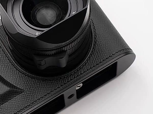 Leather Case Leica Q3 Black Kontice เคสหนังแท้ สีดำ Leica Q3