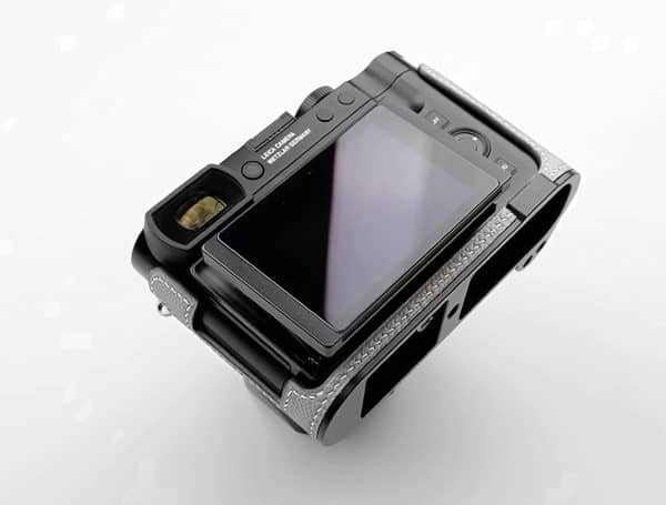 Leather Case Leica Q3 Gray Kontice เคสหนังแท้ สีเทา Leica Q3
