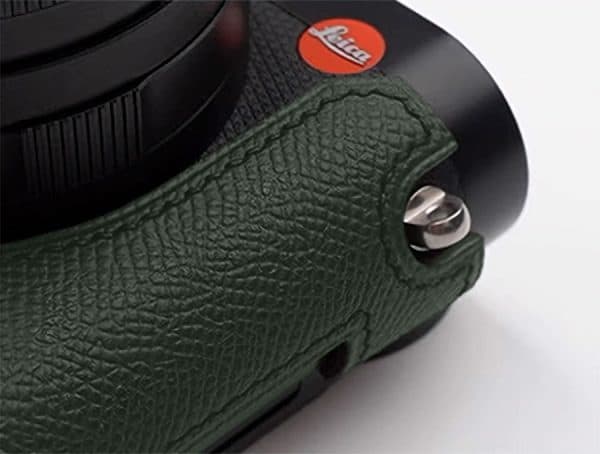 Leather Case Leica Q3 Green Kontice เคสหนังแท้ สีเขียว Leica Q3