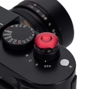 Komaru Soft Release Button Red – For Leica