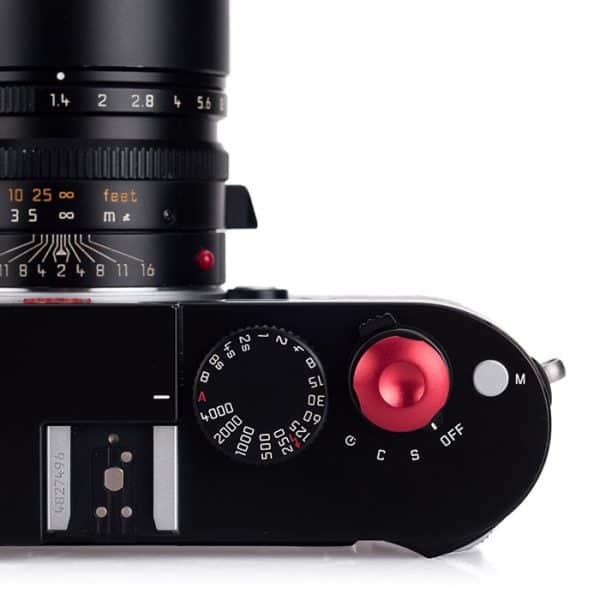 Komaru Soft Release Button Red - For Leica