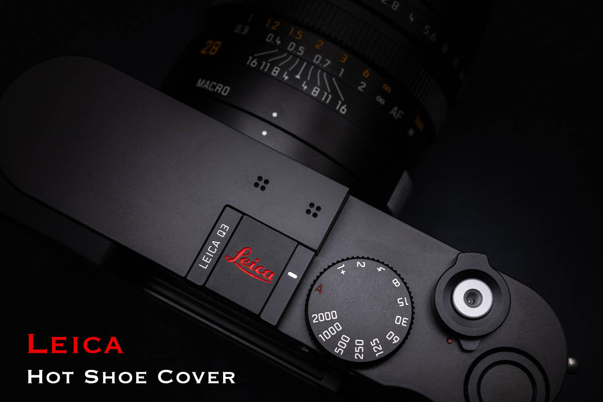 Hot Shoe Cover Leica Black Red ปิดช่องแฟลช โลโก้แดง Leica Q3 Q2 Q QP SL2S SL2 SL M10 M10P M10R M240