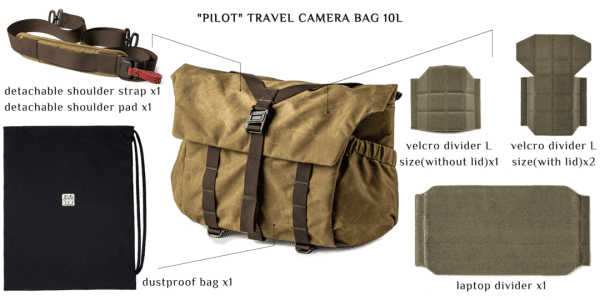 Wotancraft PILOT 10L Upgraded Black Charcoal