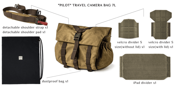 Wotancraft PILOT 7L Upgraded Khaki Brown