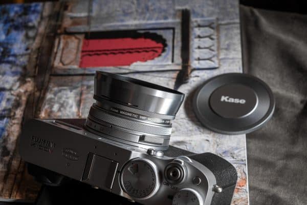 ฟิลเตอร์ Fuji X100V พร้อมฮูดโลหะ และฝาปิดแม่เหล็ก จาก Kase