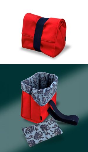 ผ้าคลุมกล้อง Camera Pouch สีแดง Yoba