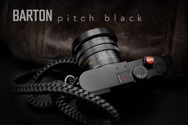 สายคล้องกล้องหนัง Barton Braided Pitch Black สีดำด้าน