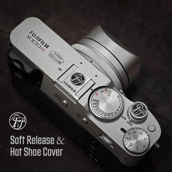 ชุด Hot Shoe Cover และ Soft Release โลโก้ Fuji X100VI X100V XT5