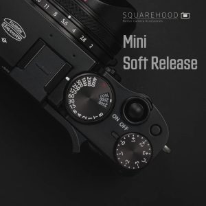 Mini Soft Release Black ปุ่มชัตเตอร์ขนาดเล็ก SquareHood